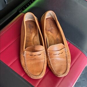 Classic Brown Leather Missy Moccasins for Women 8m